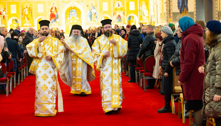 Záběry z Národní katedrály. Zdroj: FB Agenția de știri Basilica