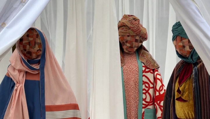 Betlém bez tváří v Bruselu. Zdroj:Novinky.cz