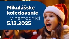 Mikulášske koledovanie v michalovskej nemocnici