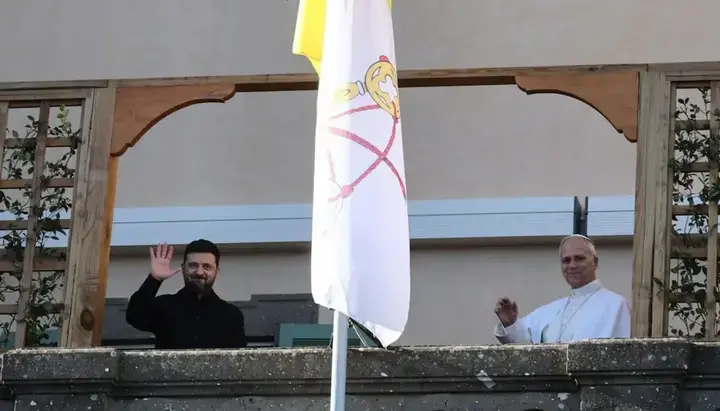 Papež Lev se setkal se Zelenským na uzavřené schůzce