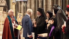 Arcibiskup Nikitas věnoval králi Karlovi ikonu Krista