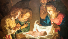 Papež Lev XIV. požehná ve Vatikánu protipotratový betlém