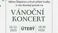 Štěpánov hostí Vánoční koncert v Pravoslavném kostele sv. Prokopa