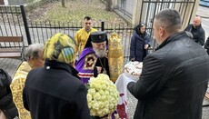 Vladyka Michal sloužil božskou liturgii v chrámu na Slupi