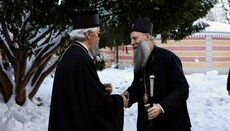 Srbský patriarcha Porfirije se setkal s metropolitou Jefremem v Banja Luce