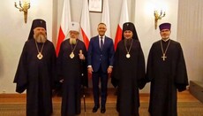 Setkání metropolity Sávy s prezidentem Polska Karolem Navrockým