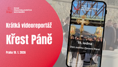 Videoreportáž: Oslavy Křtu Páně v Praze. Arcibiskup Michal světil Vltavu