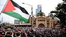 Tisíce lidí protestovaly proti návštěvě izraelského prezidenta v Austrálii