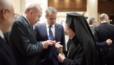 Ekumenický patriarcha se setkal s řeckým premiérem a tureckým prezidentem