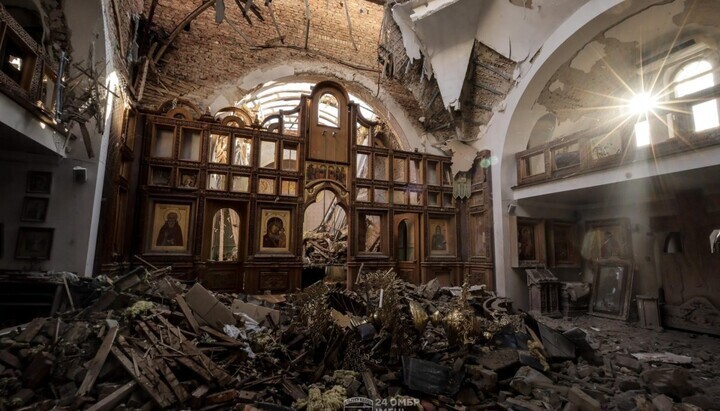 Od začátku války bylo ostřelováním poškozeno 395 chrámů UPC