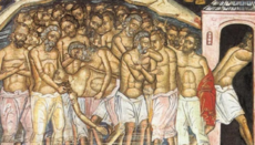 Církev si připomíná svatých Čtyřicet mučedníků ze Sebaste