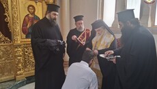 Jeruzalémský patriarcha přijal nového mnicha Bratrstva Božího hrobu