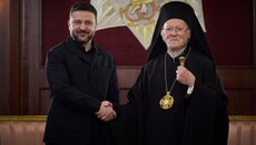 Zelenskyj se setkal s patriarchou Bartolomějem v Istanbulu