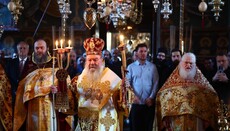 Svátek Zvěstování Přesvaté Bohorodice ve Vatopedském monastýru na Athosu