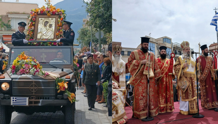 Na Peloponésu se konaly slavnosti na počest Bohorodice Tripiti
