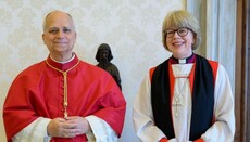 Papež se setkal s první ženou v čele anglikánské církve