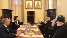 Metropolita Šio jednal s ministryní o 1700. výročí křesťanství v Gruzii