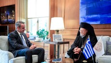 Ekumenický patriarcha Bartoloměj jednal s premiérem Mitsotakisem v Aténách