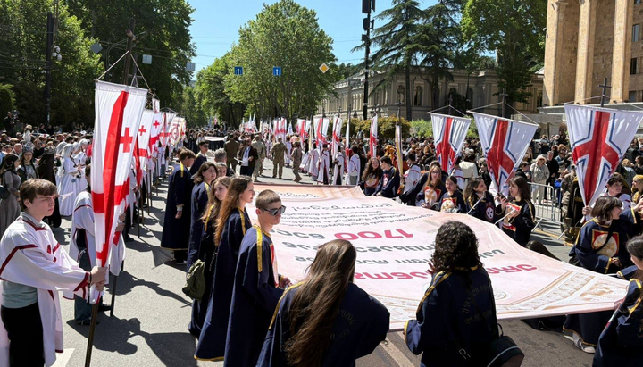 V Gruzii se konala procesí u příležitosti Dne posvátnosti rodiny