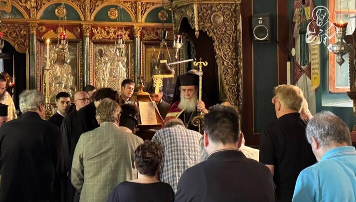 Jeruzalémský patriarcha Theofil přijel do Athén