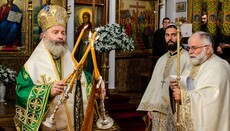 Arcibiskup Makarios sloužil svatou liturgii o Letnicích v Sydney