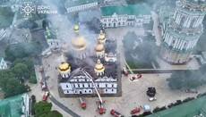 Ukrajinské úřady ukázaly stav Uspenské katedrály po nočním ostřelování