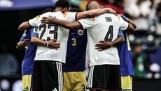Fotbalisté Německa a Curaçaa se po zápase společně modlili