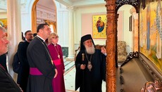 Arcibiskupka z Canterbury se setkala s patriarchou Theofilem III. v Betlémě