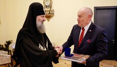 Gruzínský patriarcha Šio III. se setkal s českým velvyslancem