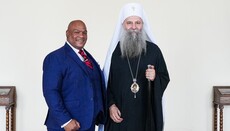 Srbský patriarcha jednal s pastorem Donalda Trumpa