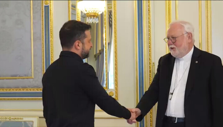 Zelenskij jednal s delegací Vatikánu o činnosti církve na Ukrajině