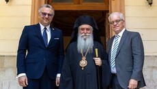 Americký úředník jednal s arcibiskupem Symeonem o monastýru Sinaj