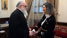 Antiochijský patriarcha přijal místopředsedkyni syrského parlamentu