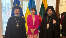 Patriarchální exarcha Litvy navštívil ukrajinské velvyslanectví