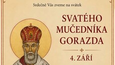 V Praze se zítra uskuteční oslavy svátku sv. mučedníka Gorazda