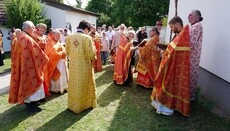 Pouť k sv. biskupu mučedníku Gorazdovi II. do Hrubé Vrbky vedl biskup Izaiáš
