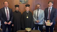 Předseda řecké komunity v Melbourne se setkal s patriarchou Bartolomějem