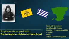 Košická pravoslávna obec pozýva na prednášku i nedeľnú školu