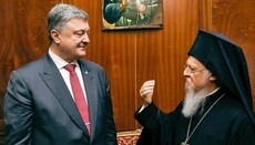 Patriarcha Bartoloměj Porošenkovi: Nejste připraveni na autokefalitu, moji lidé odjedou