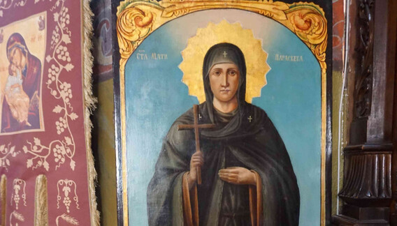 Svatou Paraskeva, jedna z nejuctívanějších světic v Bulharsku. Foto: Novinite