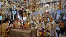 Bačkovský monastýr oslavil svátek ostatků svatého patriarchy Evtimije