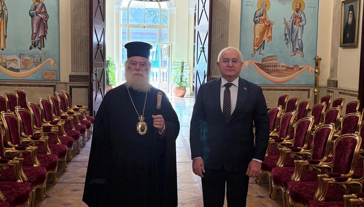 Patriarcha Theodoros II. přijal ázerbájdžánského velvyslance v Egyptě. Foto: Orthodoxtimes.com