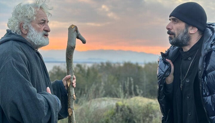 Záběr z filmu o svatém Gabrielovi (Urgebadzem). Foto: Georgij Kačarava.