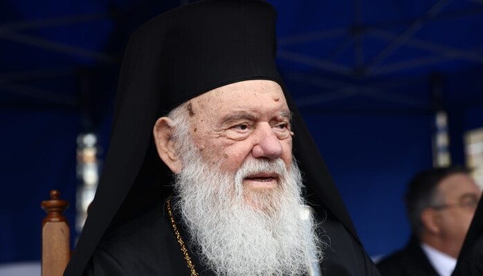 Arcibiskup Jeroným během oslav v Soluni. Foto: orthodoxianewsagency.gr