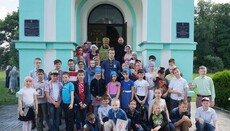 У дитячому таборі Полтавської єпархії розмовляли на духовні теми та вчили орієнтуватися на місцевості