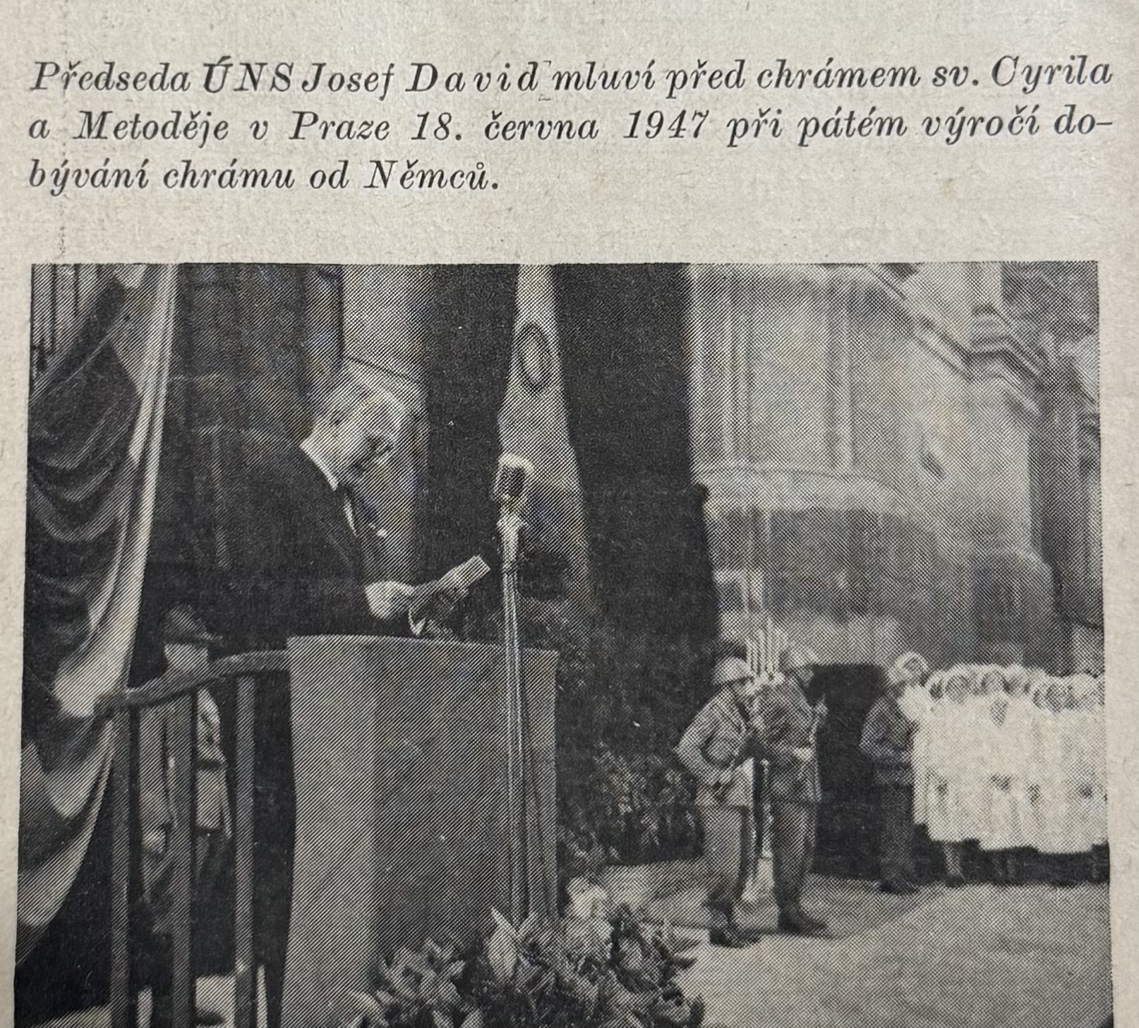Historie panychidy za oběti heydrichiády v chrámu sv. Cyrila a Metoděje фото 2