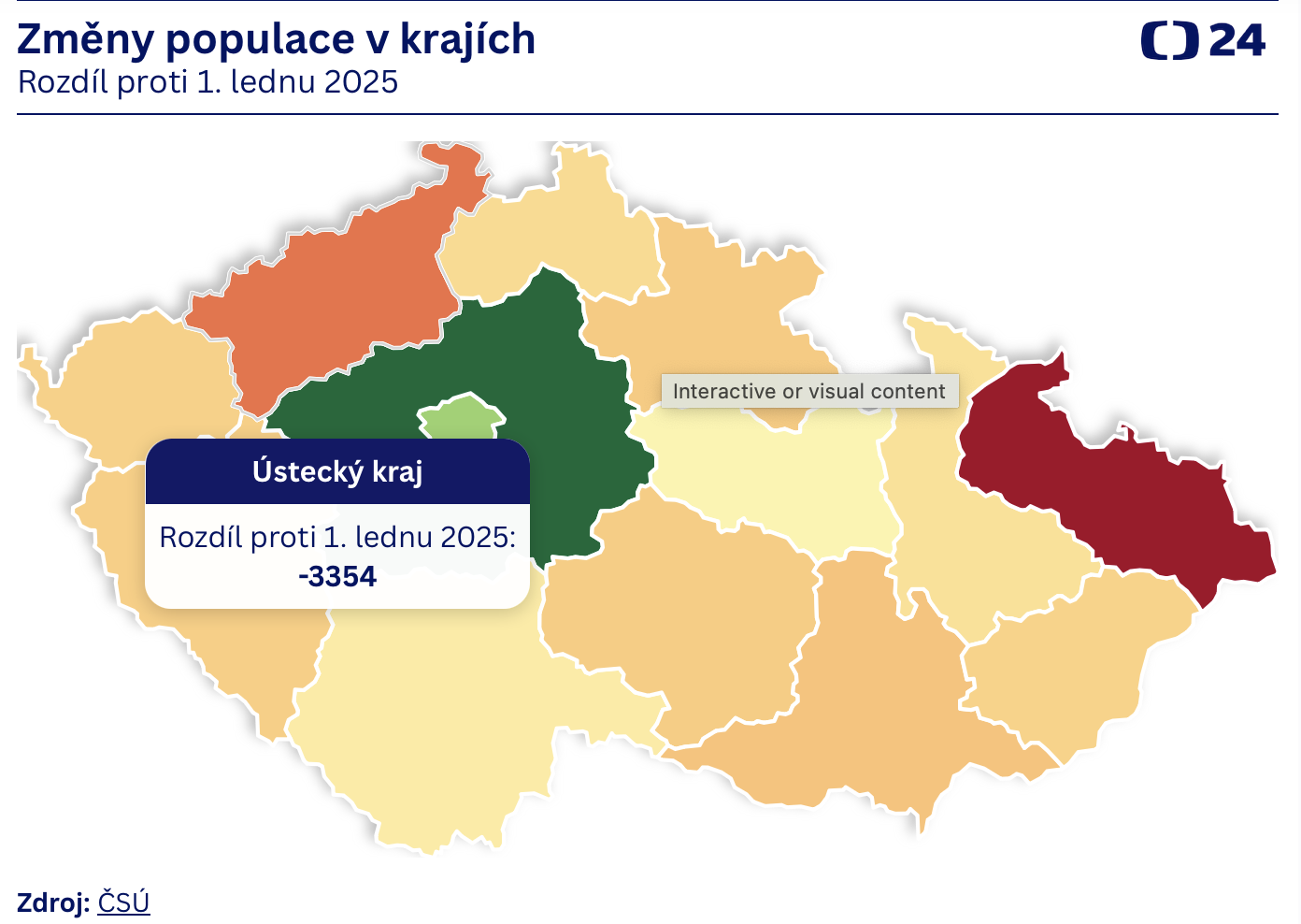 Počet obyvatel Česka výrazně klesl. Zemřelo mnohem více lidí, než se narodilo foto 1